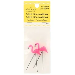 Mini Flamingo Decorations, 2ct. by Ashland®