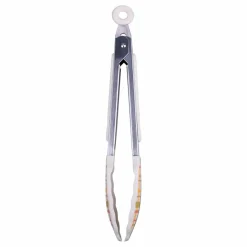 Mini Green & Orange Plaid Tongs by Makery™