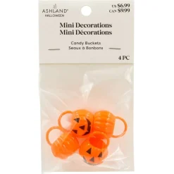 Mini Jack-o'-Lantern Candy Buckets, 4ct. by Ashland®