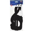 Mini Musical Notes Party Silhouettes 10/Pkg