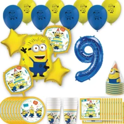 Minions Birthday Party Kit with Number