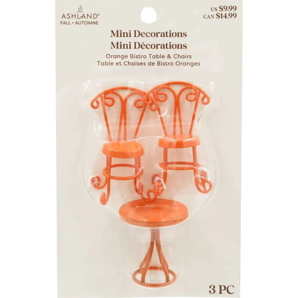 Mini Orange Bistro Table & Chairs by Ashland®