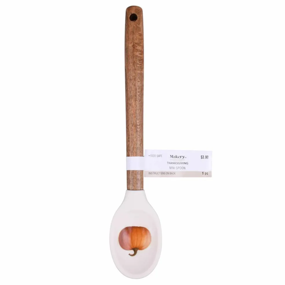Mini Pumpkin Spoonula Brush by Makery™