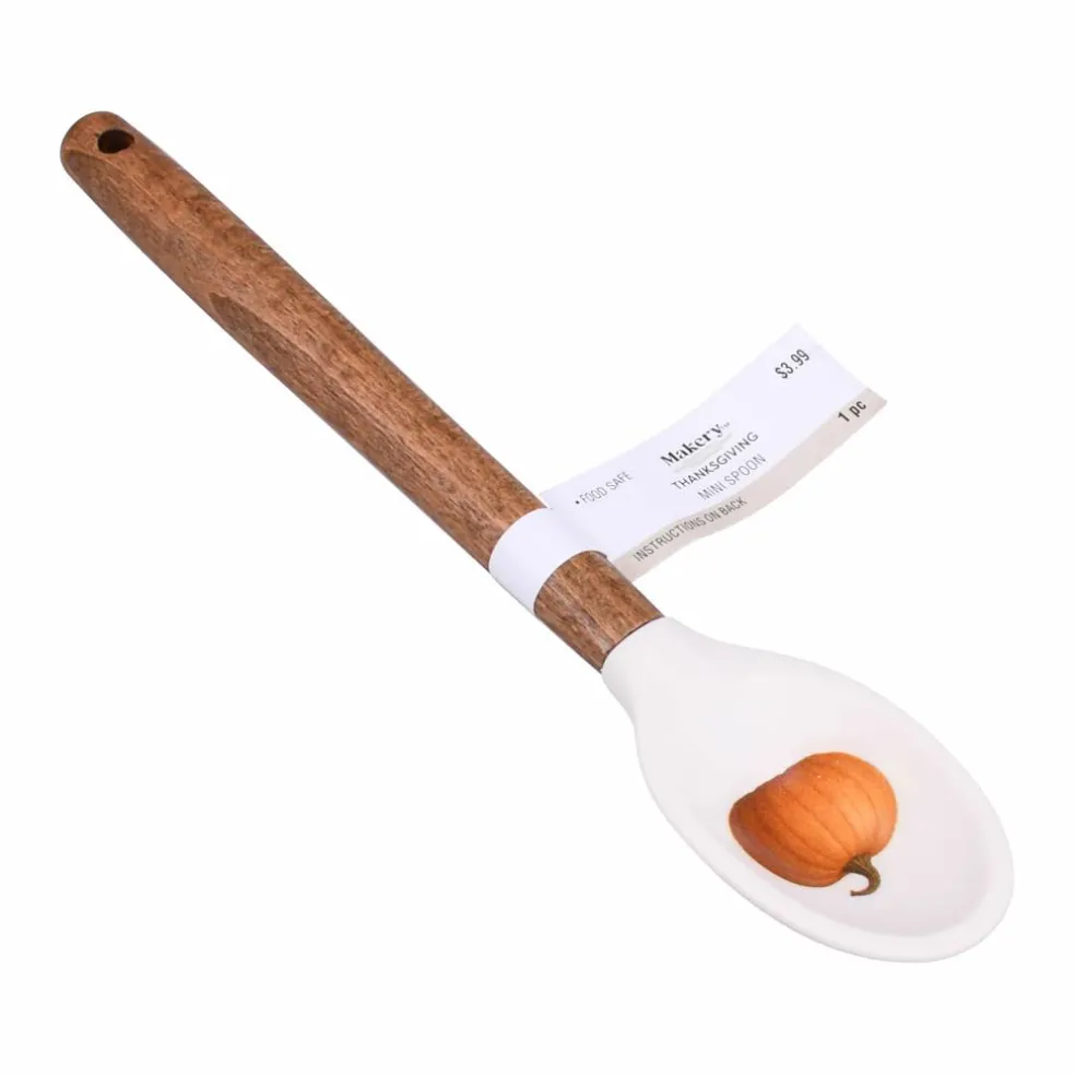 Mini Pumpkin Spoonula Brush by Makery™