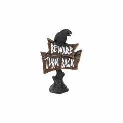 Mini Raven on Beware Sign by Ashland®