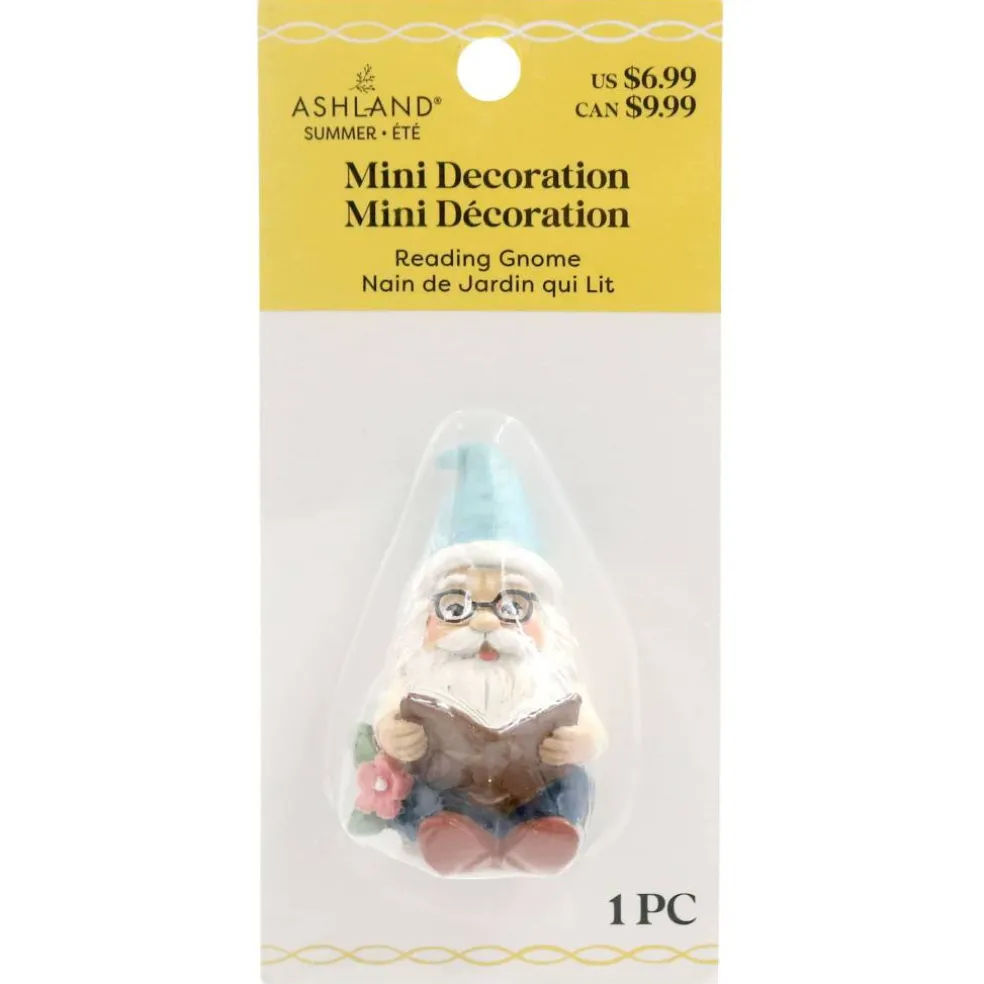 Mini Reading Gnome Decoration by Ashland®