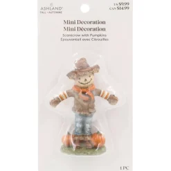 Mini Scarecrow with Pumpkins by Ashland®