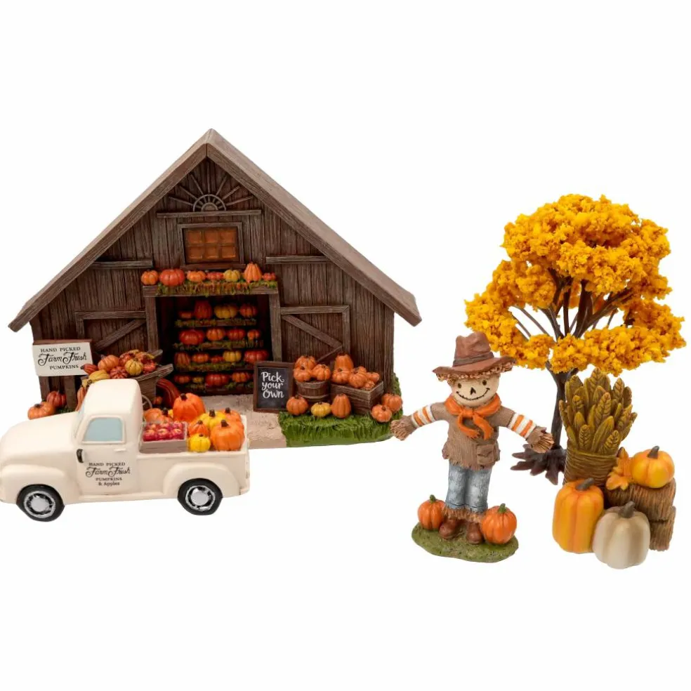 Mini Scarecrow with Pumpkins by Ashland®