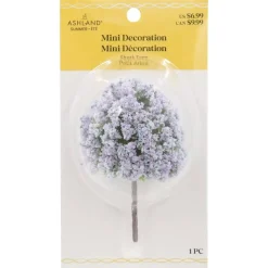 Mini Short Purple & Blue Tree Decoration by Ashland®