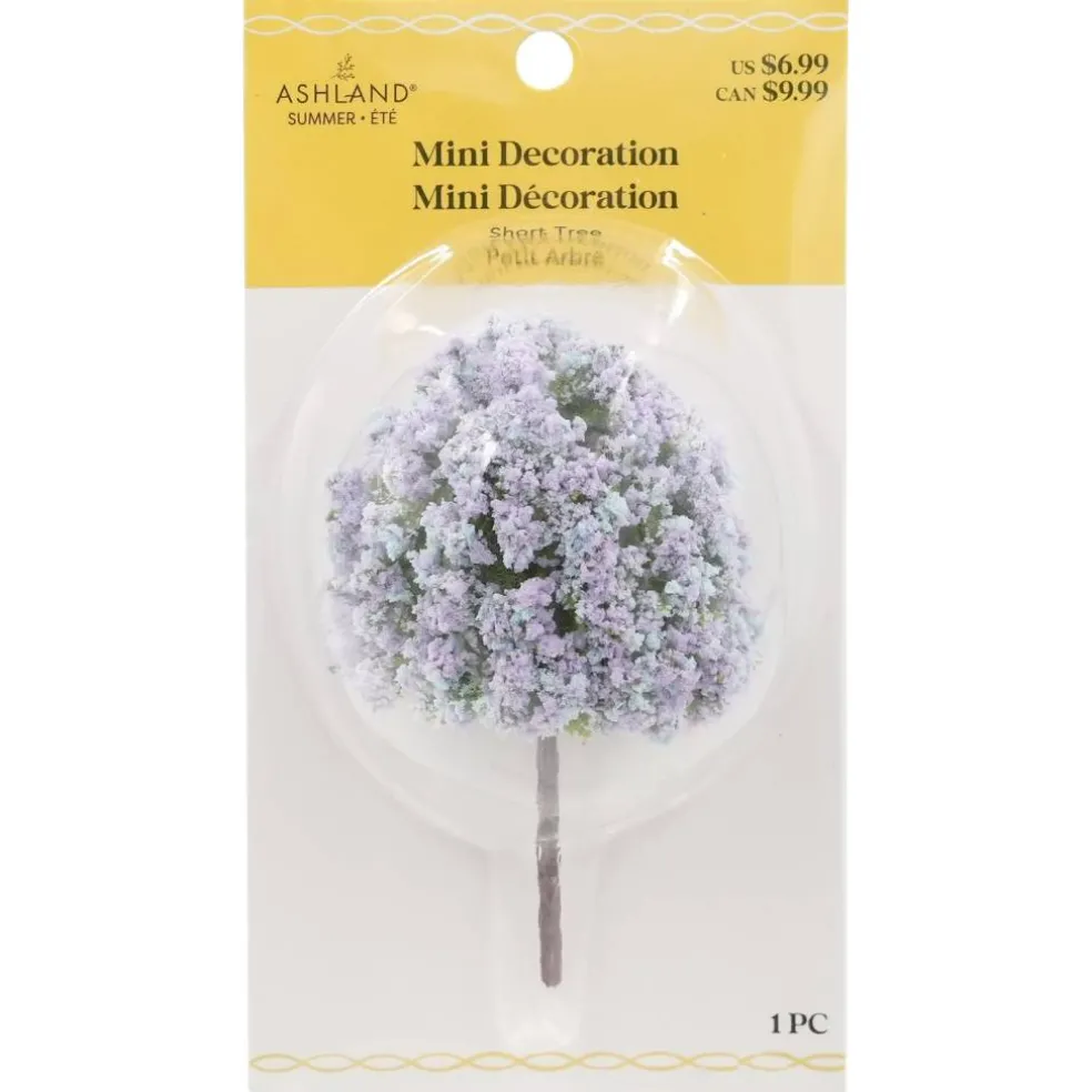 Mini Short Purple & Blue Tree Decoration by Ashland®