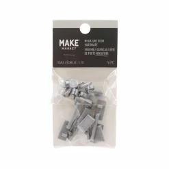 Mini Silver Door Hardware, 16ct. by Make Market®