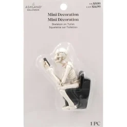 Mini Skeleton on Toilet by Ashland®