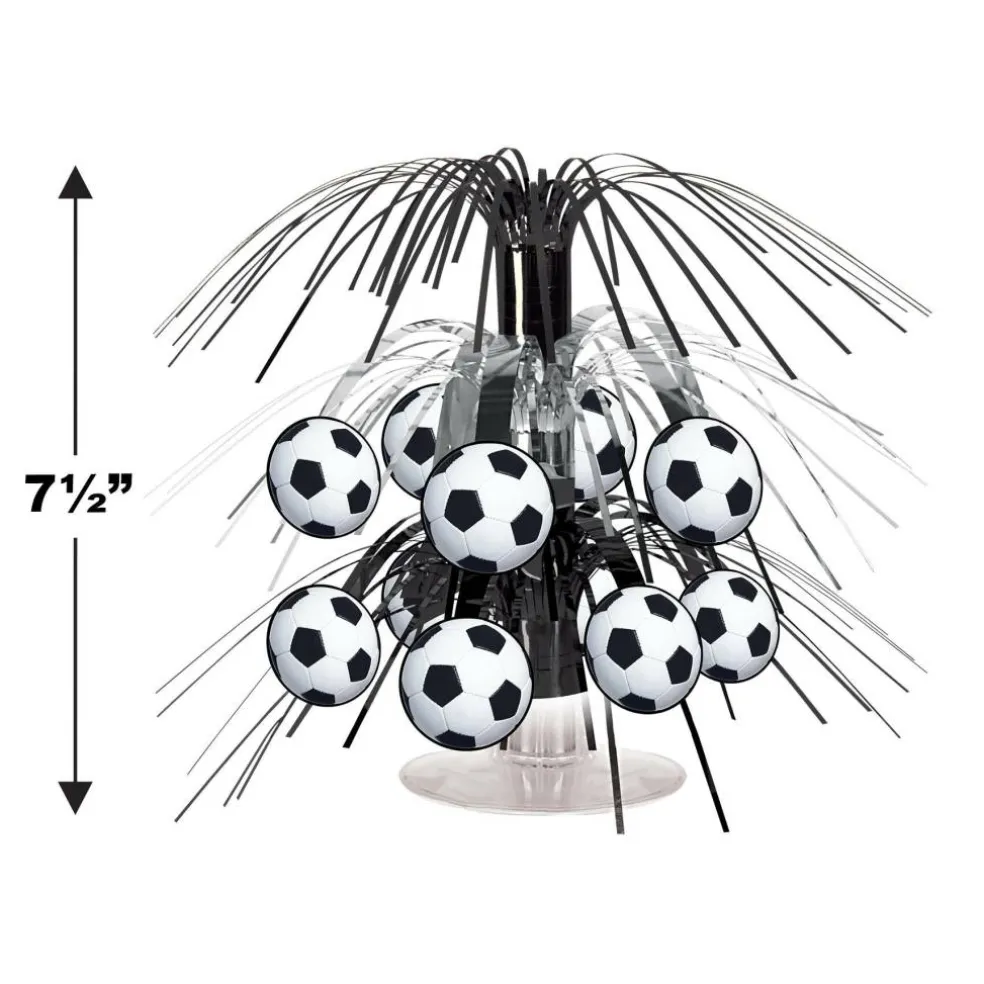 7.5" Mini Soccer Ball Cascade Centerpieces, 2ct.