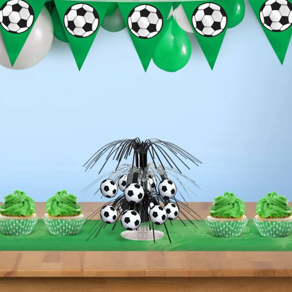 7.5" Mini Soccer Ball Cascade Centerpieces, 2ct.