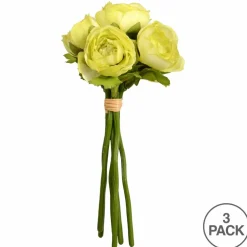 Mini Spring Green Ranunculus Artificial Bundle