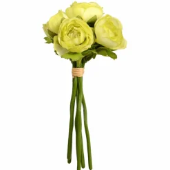 Mini Spring Green Ranunculus Artificial Bundle