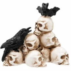 Mini Stack of Skulls with Crow & Bat by Ashland®