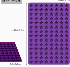 Mini Star Silicone Molds 3D