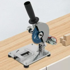 4"Mini Table Saw Saw Manual Chop Saw DIY Wood Metal Cutting Machine Cutter 0-45°