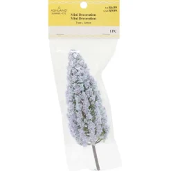 Mini Tall Purple & Light Blue Tree Decoration by Ashland®