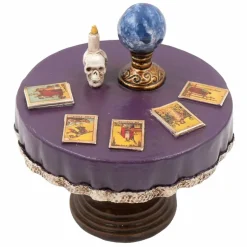 Mini Tarot Table with Skull Base by Ashland®