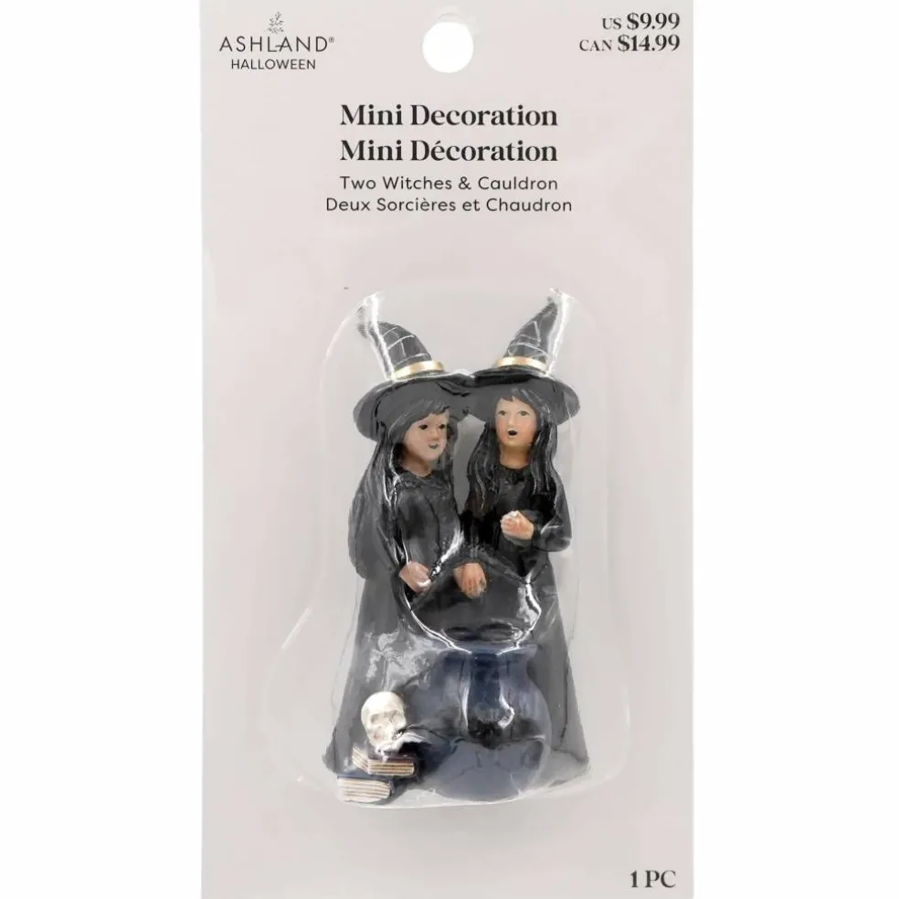 Mini Two Witches & Cauldron by Ashland®