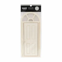 Mini White Door with Arch Top Window by Ashland®