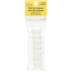 Mini White Fence Decorations, 4ct. by Ashland®