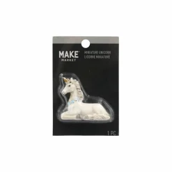 Mini White Sitting Unicorn by Make MarketĀ®