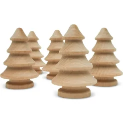 Mini Wooden Christmas Tree, Multiple Sizes Available, Peg People & Small World Play | Woodpeckers