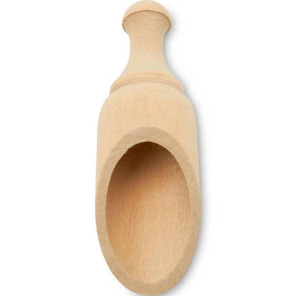 Mini Wooden Scoopers Assorted Sizes, Unfinished, for Bath Salts & Jars | Woodpeckers