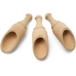 Mini Wooden Scoopers Assorted Sizes, Unfinished, for Bath Salts & Jars | Woodpeckers