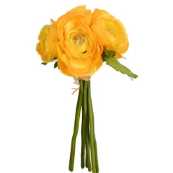 Mini Yellow Ranunculus Artificial Bundle