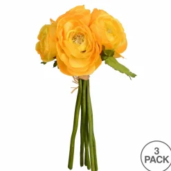 Mini Yellow Ranunculus Artificial Bundle