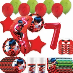 Miraculous Ladybug Birthday Party Kit with Number