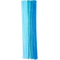 Mixed Blue Chenille Pipe Cleaners, 25ct. by Creatology™