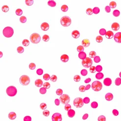 Mixed Hot Pink Opal Glass Flatback Rhinestones, 1,440ct. by Bead Landing™