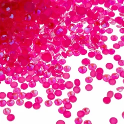 Mixed Hot Pink Opal Glass Flatback Rhinestones, 1,440ct. by Bead Landing™