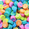 Mixed Neon Clay Alphabet Beads by Creatology™