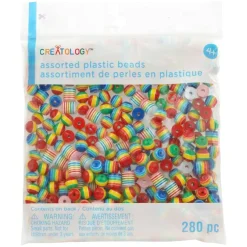 Mixed Rainbow Craft Beads by Creatology™, 280ct.