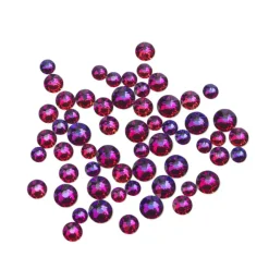 Mixed Round Flatback Austrian Crystals, 60ct. by Bead Landing™