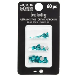 Mixed Round Flatback Austrian Crystals, 60ct. by Bead Landing™