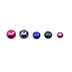 Mixed Round Flatback Austrian Crystals, 60ct. by Bead Landing™
