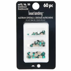 Mixed Round Flatback Austrian Crystals, 60ct. by Bead Landing™