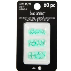Mixed Round Flatback Austrian Crystals, 60ct. by Bead Landing™