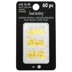 Mixed Round Flatback Austrian Crystals, 60ct. by Bead Landing™