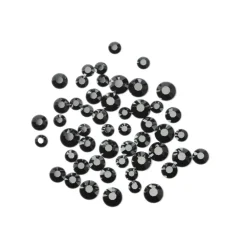 Mixed Round Flatback Austrian Crystals, 60ct. by Bead Landing™