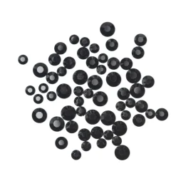 Mixed Round Flatback Austrian Crystals, 60ct. by Bead Landing™