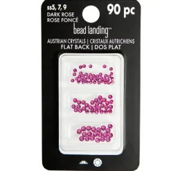Mixed Round Flatback Austrian Crystals, 90ct. by Bead Landing™