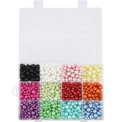 Mixed Round Pearl Beads by Bead Landing™